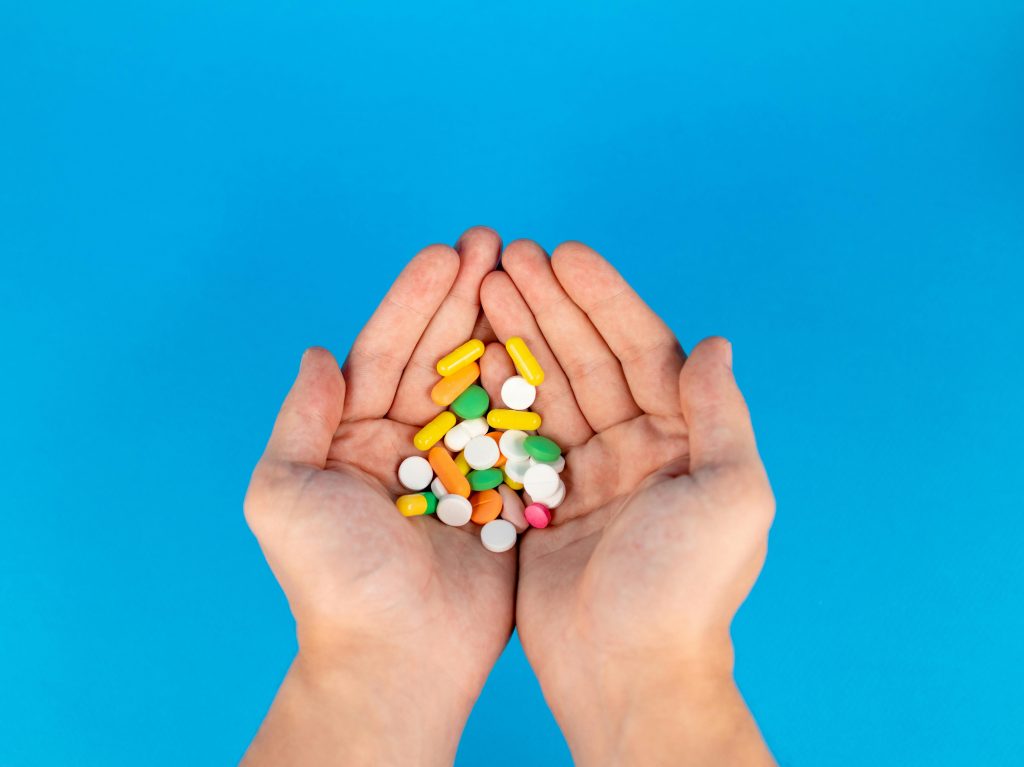 OTC pain relievers like acetaminophen, ibuprofen, tramadol